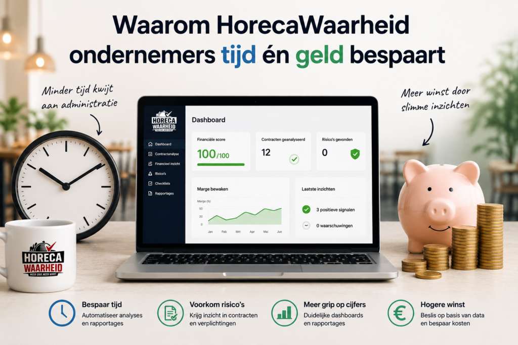 Waarom HorecaWaarheid ondernemers tijd én geld bespaart