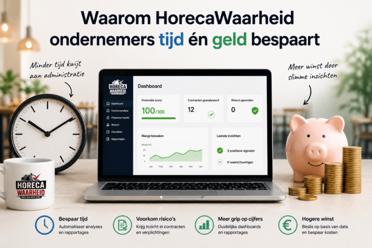 Waarom HorecaWaarheid ondernemers tijd én geld bespaart