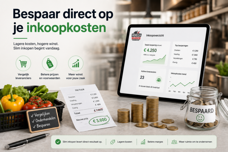 Bespaar direct op je inkoopkosten